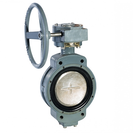 Marine Bi -eccentric Wafer Type Hydraulie Operated Butterfly Valve with ...